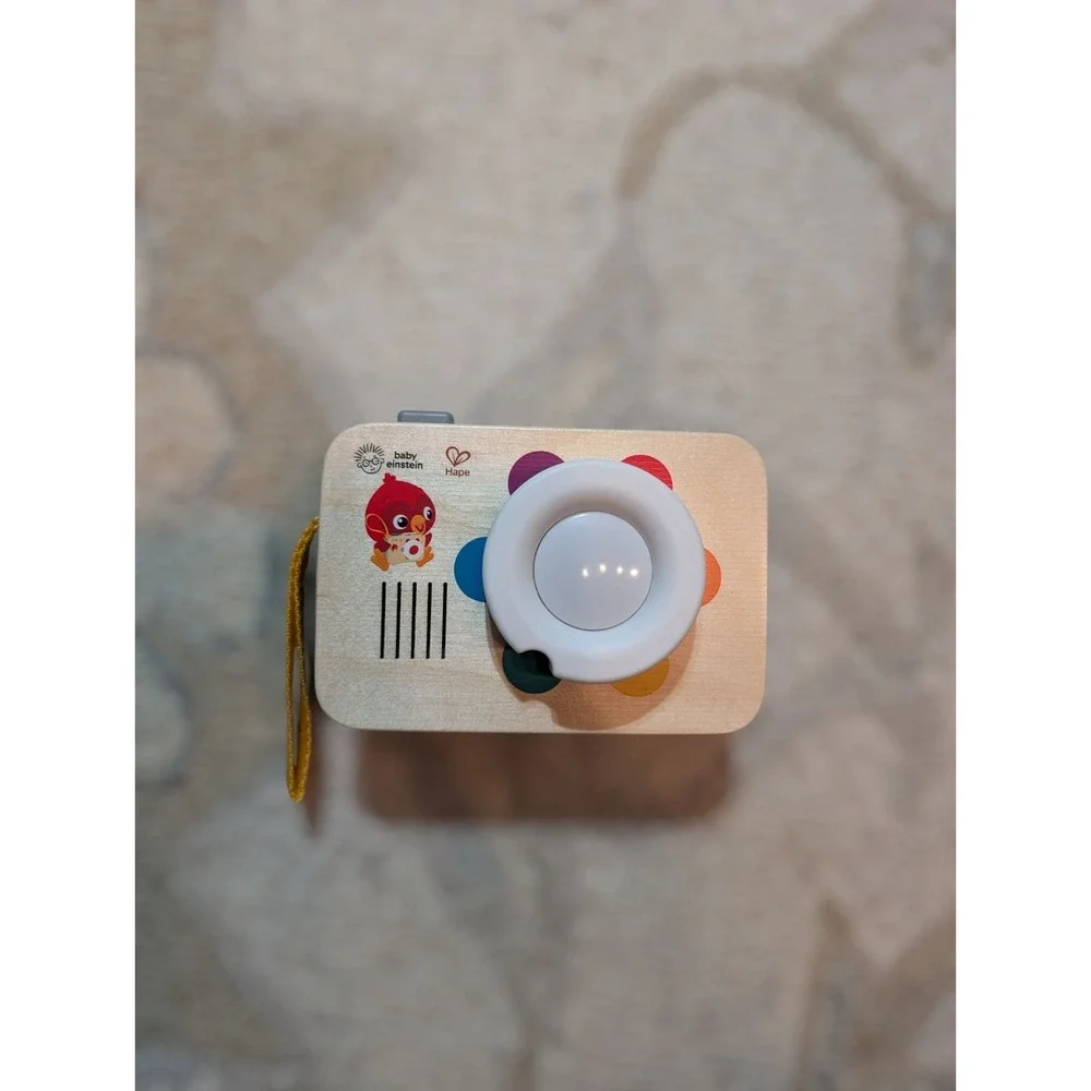 Baby Einstein + Hape Learning Lens Toy Camera for Pretend Play, Ages 6‎ Small